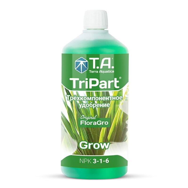 91006051 Удобрение растений TriPart Series FloraGro 1 л STLM-0436554 GHE TERRA AUQATICA