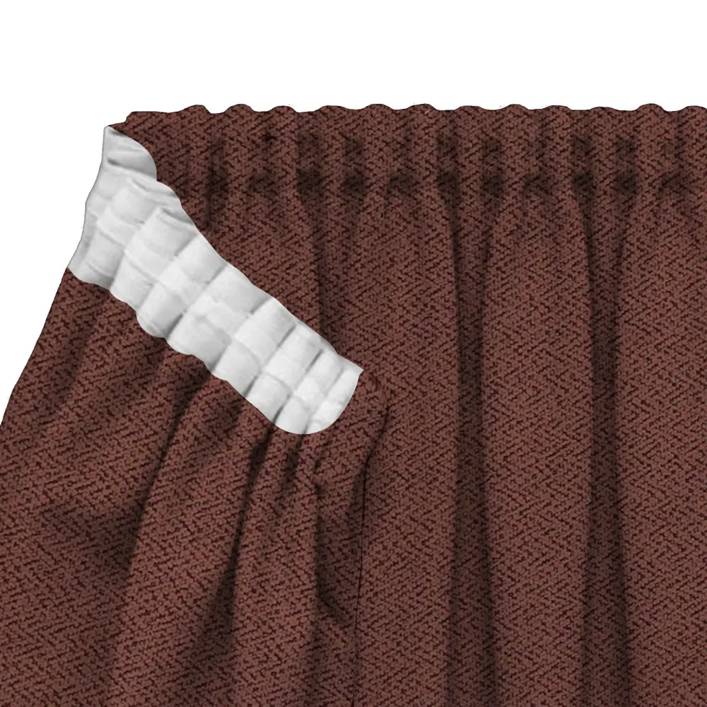 Штора WITERRA на ленте со скрытыми петлями 200x280 см, терракотовый 89400589 STLM-1563008 - Вид №4