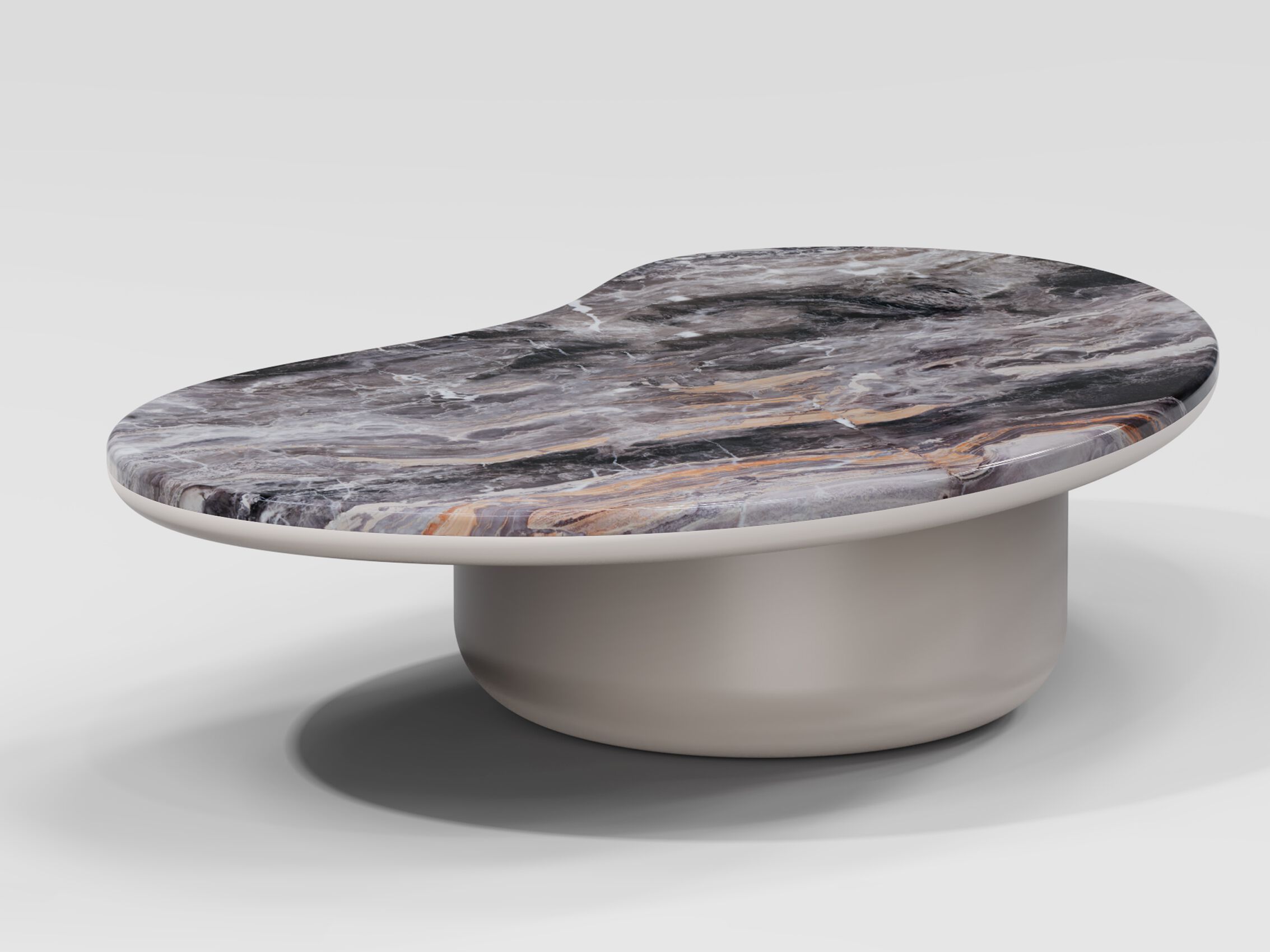 Низкий мраморный журнальный столик Secolo озера ARCH-00140027 - Вид №3