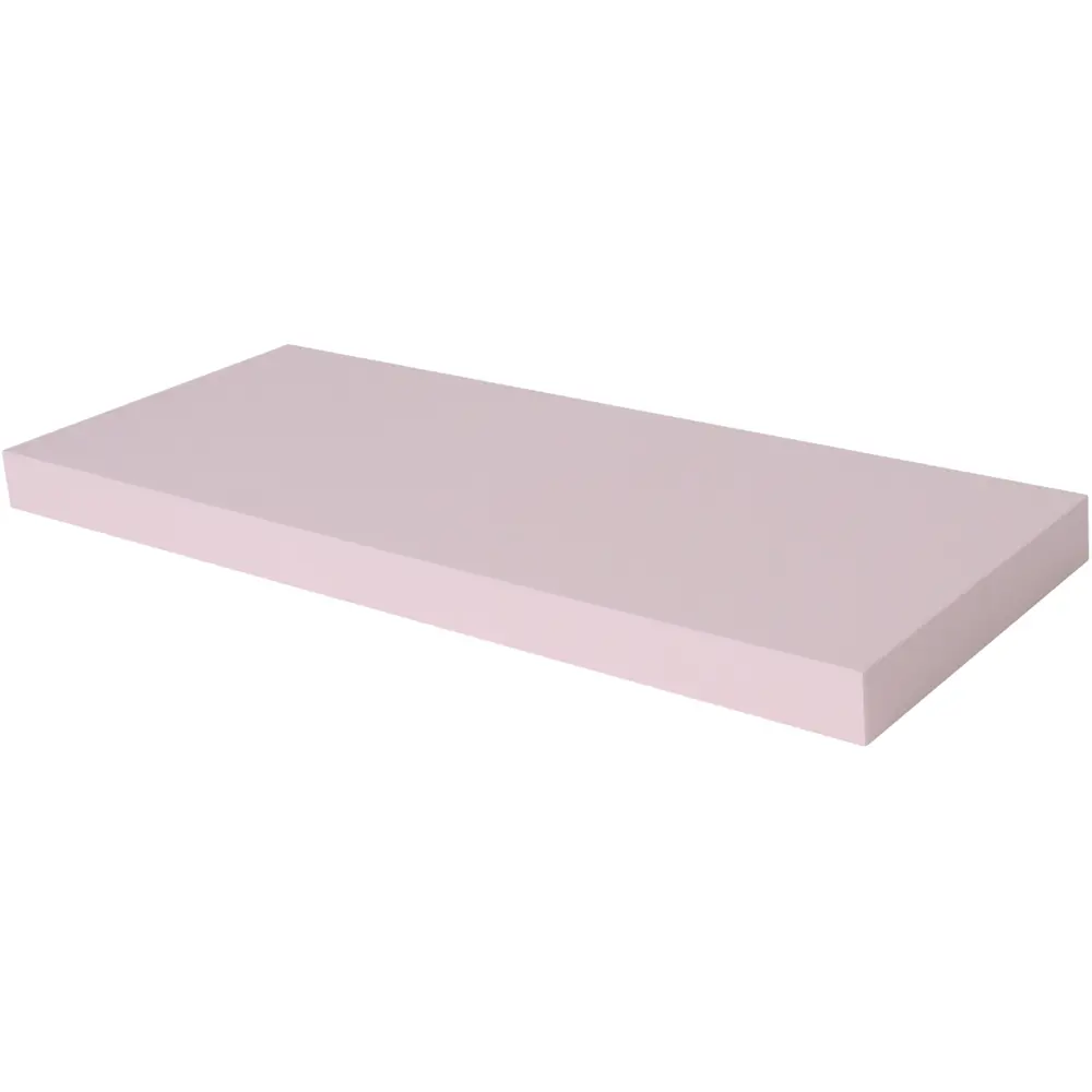 Полка мебельная прямая 80x23.5x3.8 см МДФ цвет розовый SPACEO STLM-2165915