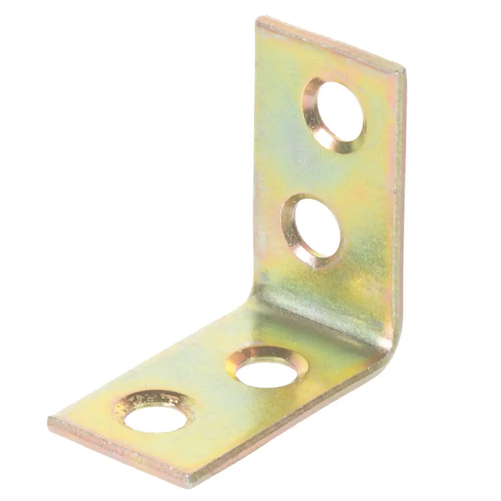 Угол соединительный мебельный 25х25х14х175 желтый оцинкованный 12 шт GAH ALBERTS STLM-2095955