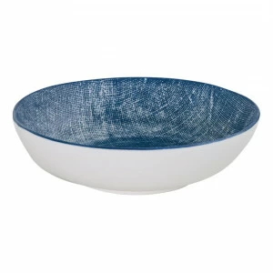 Тарелка фарфоровая суповая синяя "Бриз" EASY LIFE БРИЗ 00-3946752 Синий