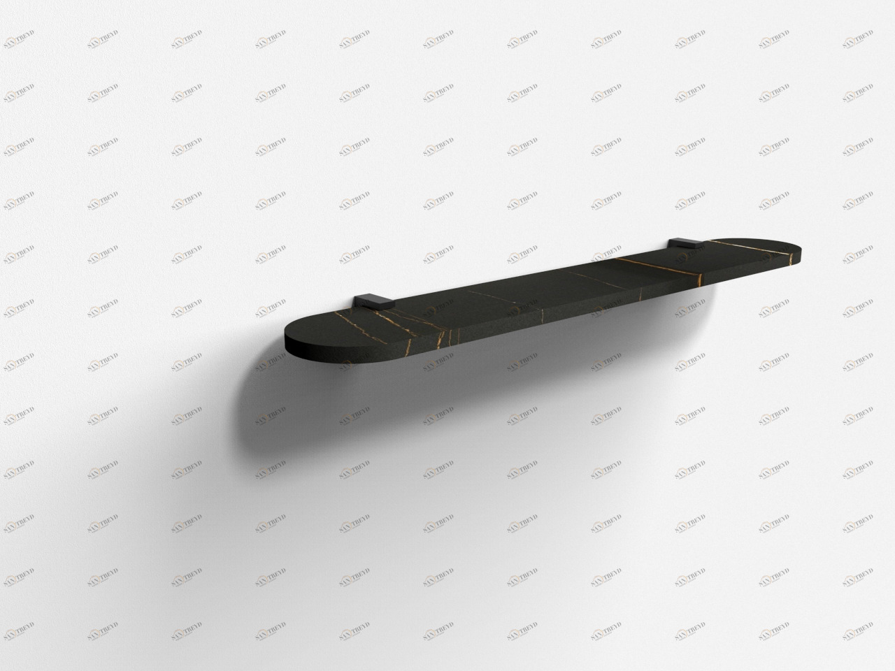 SLAB Полка из керамогранита MDI с отделкой Azalai 60CM IBB1974 SL60.10.02.AZA 