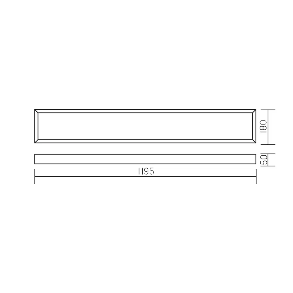 Панель светодиодная Varton 1195/180/50 PRS EM 42 Вт 1195x180 мм 4750 K IP40 STLM-2064070 - Вид №8