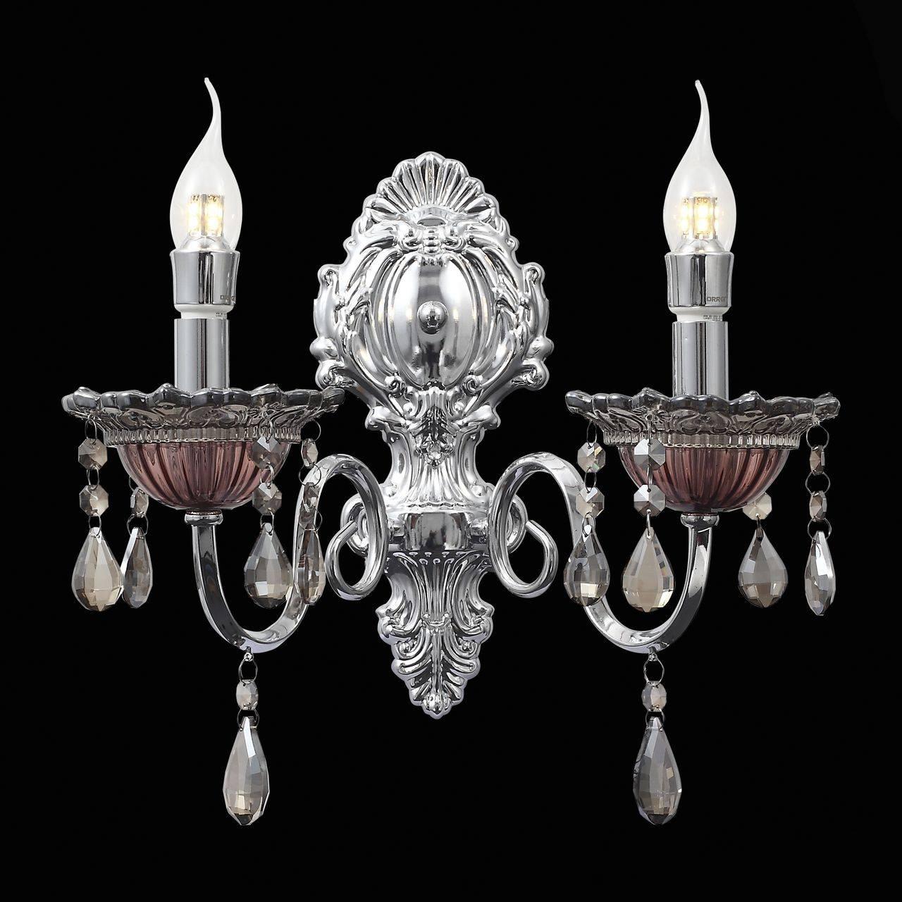 Бра ST Luce SL139.101.02 ST LUCE СВЕЧА 077640 Прозрачный;хром  - Вид №1