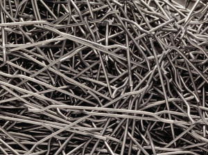 Стальные армирующие волокна для бетона