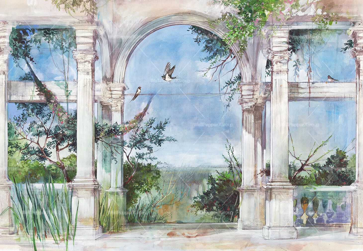 Перспективные обои ПВХ бесплатно, экологически чистые, моющиеся WallPepper коллекция 2023 ARCH-00133797 - Вид №1