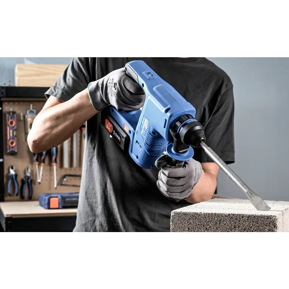 Перфоратор SDS-plus Dexter 20VRH2-17.1, 20 В Li-ion, 1.7 Дж, без АКБ и ЗУ STLM-2158048 - Вид №14