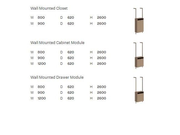 Окрашенный металлический книжный шкаф с креплением пол-потолок с ящиками Ersa FIELD ARCH-00071706 - Вид №4