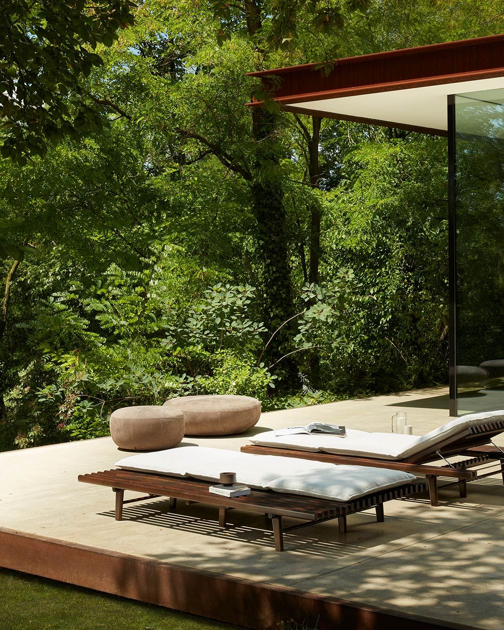 Шезлонг из красного дерева Exteta Эльба ARCH-00070701 - Вид №8