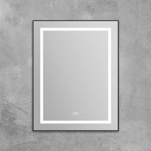Зеркало для ванной KRAFT SPC-KRAFT-685-885-TCH-WARM-NERO с подсветкой 68.50х88.50см BELBAGNO