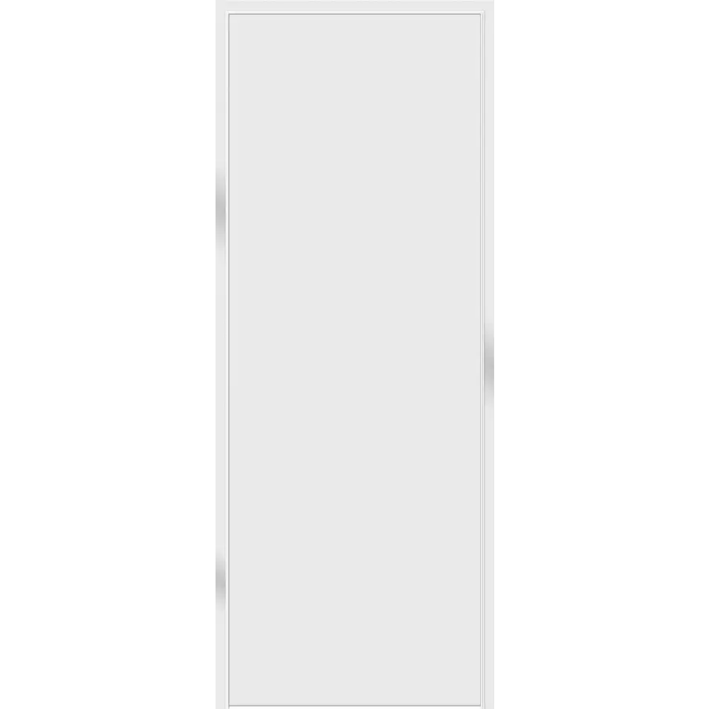 Дверь межкомнатная глухая Invisible Opt 60x200 см правая алюминий цвет белый 89439063 STLM-2113321 VELLDORIS 