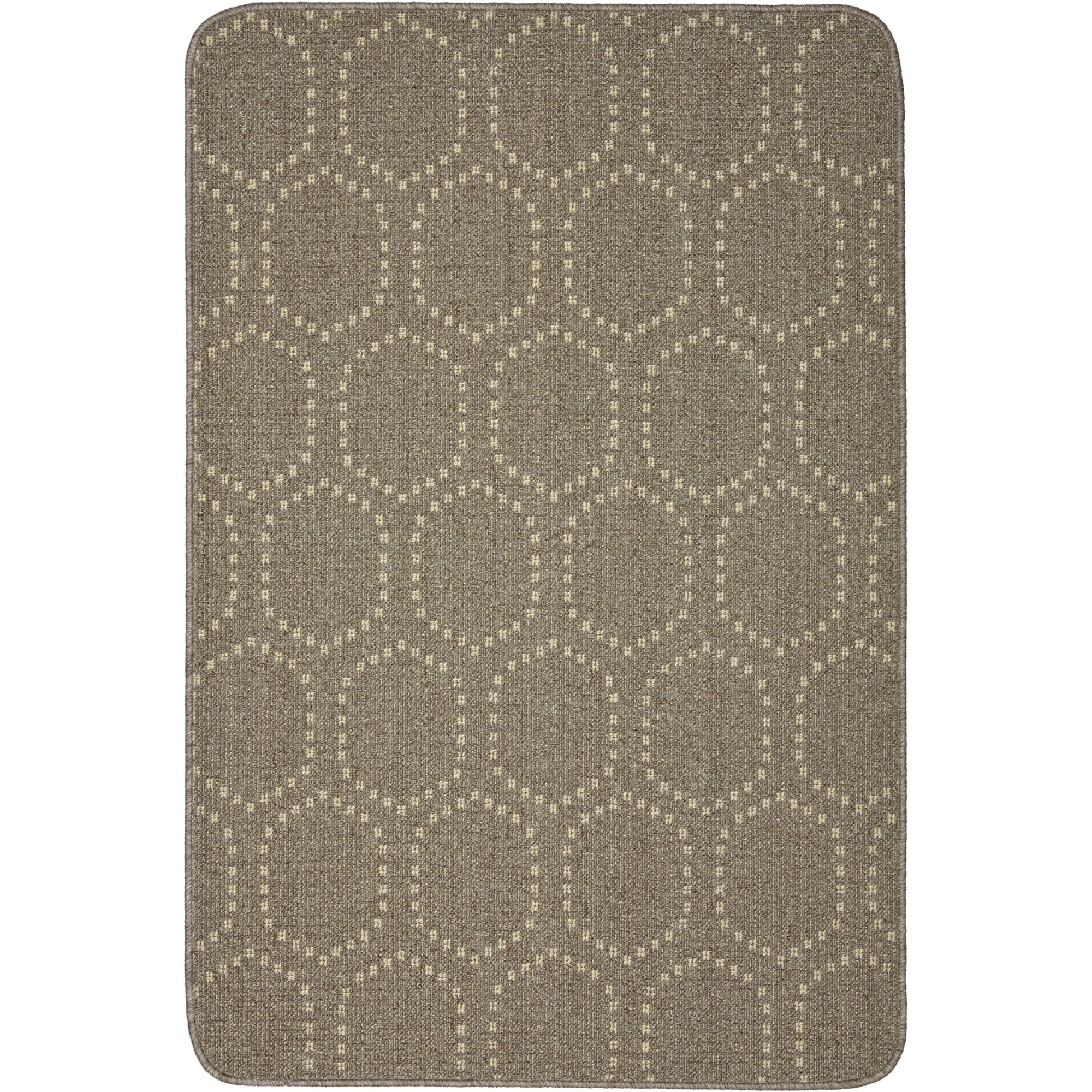 82207869 Коврик «Ziggy», 80x120 см, полипропилен/резина, цвет коричневый Santreyd 