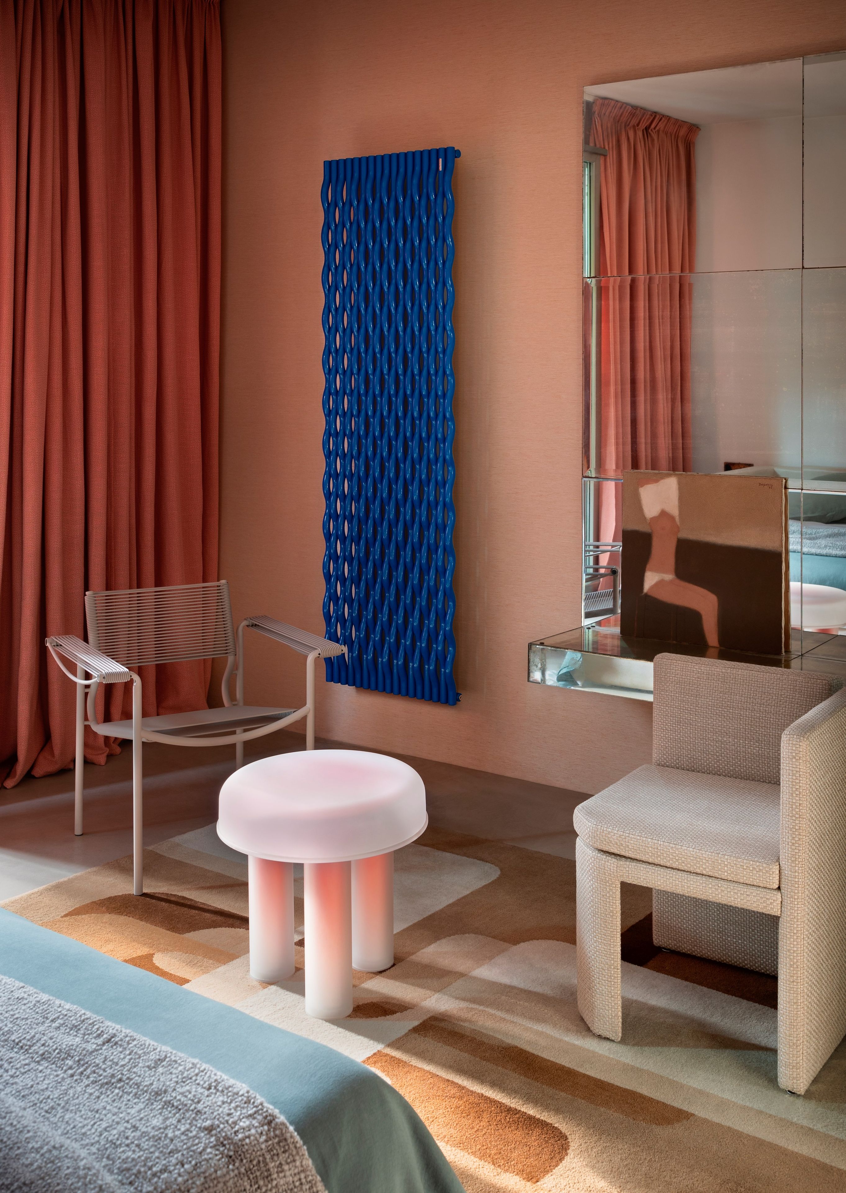 Настенный стальной вертикальный полотенцесушитель Tubes Elements ARCH-00067941 - Вид №1