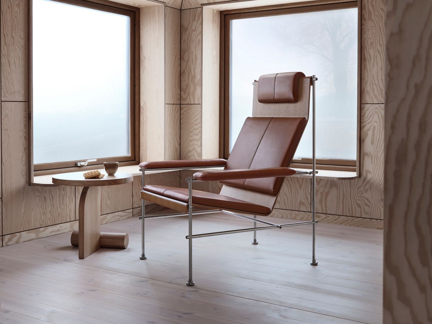 Стальное и деревянное кресло с подлокотниками Bla Station VILLHEM ARCH-00129224 - Вид №9