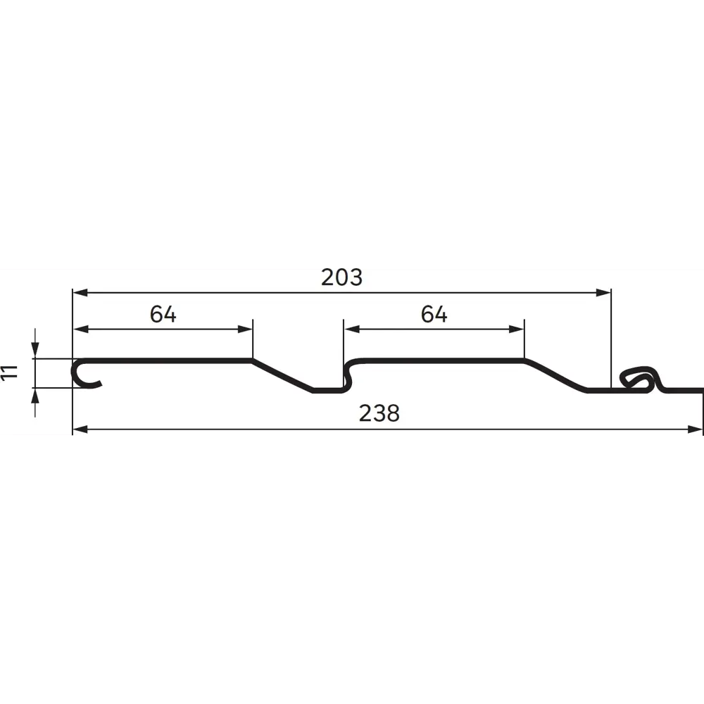 Сайдинг ARTENS корабельный брус 3 м Серый 0.609 м² Нет STLM-2157411 - Вид №2