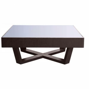 Журнальный столик квадратный коричневый 65 см Lago Maggiore PUSHA PUSHA 062886 Коричневый