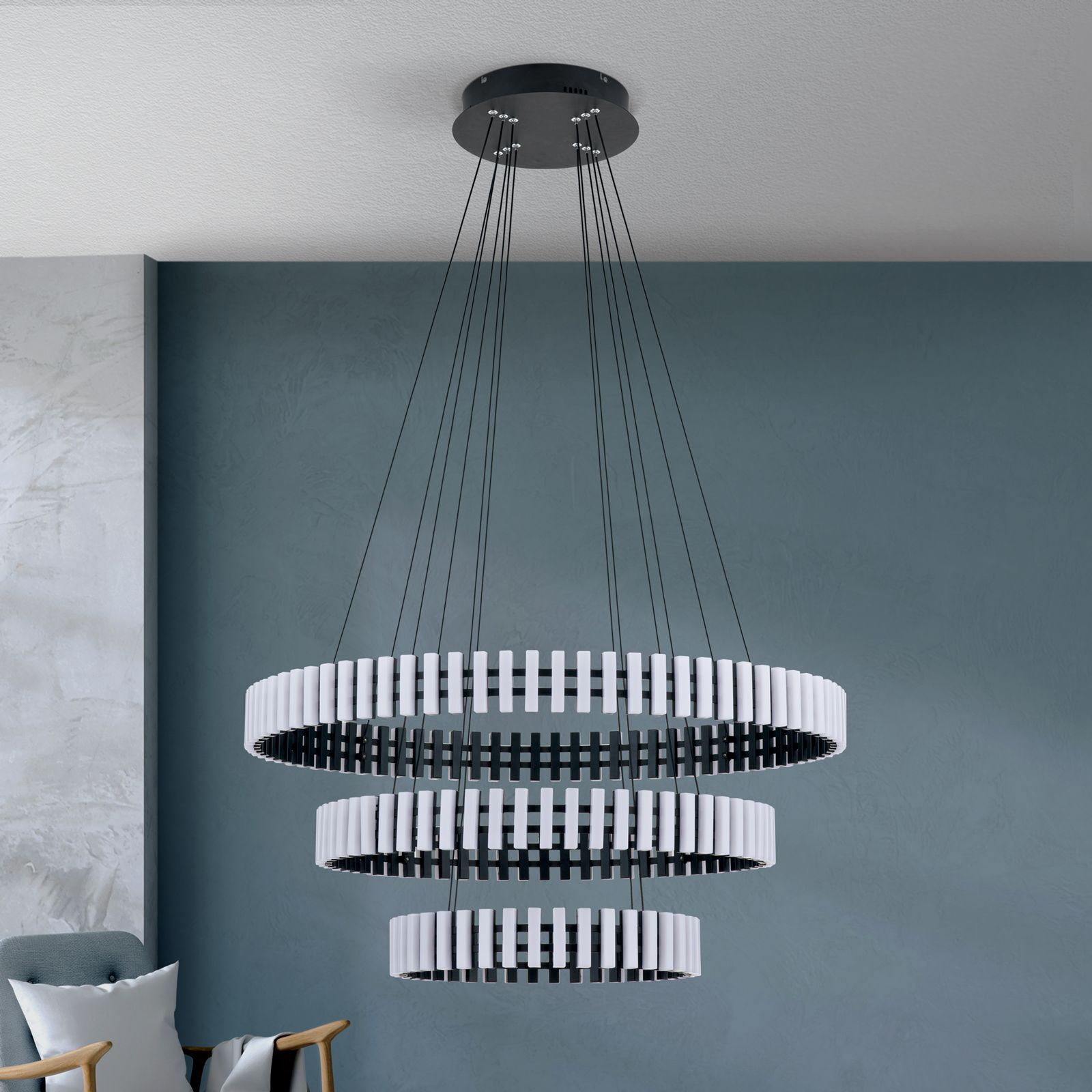 Металлическая светодиодная люстра Orion Mansion ARCH-00023892 - Вид №3