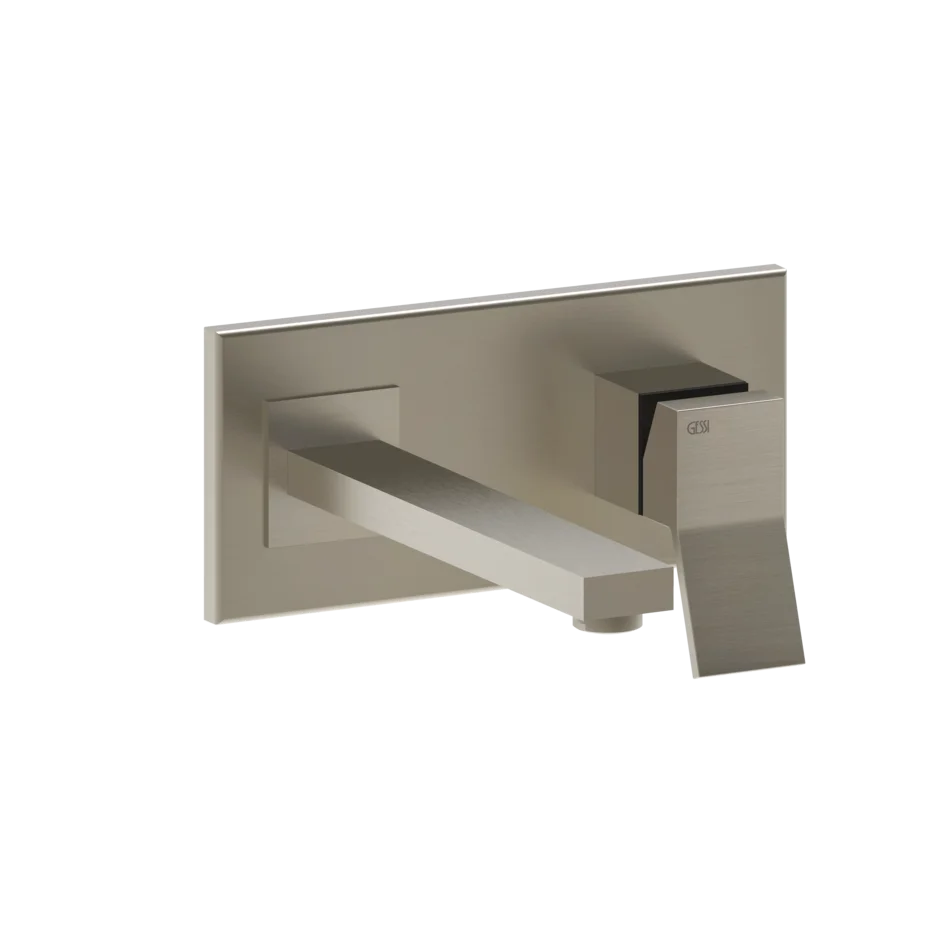 Смеситель для умывальника 53084 149 Gessi Rettangolo k МАТОВЫЙ НИКЕЛЬ FINOX 53084149