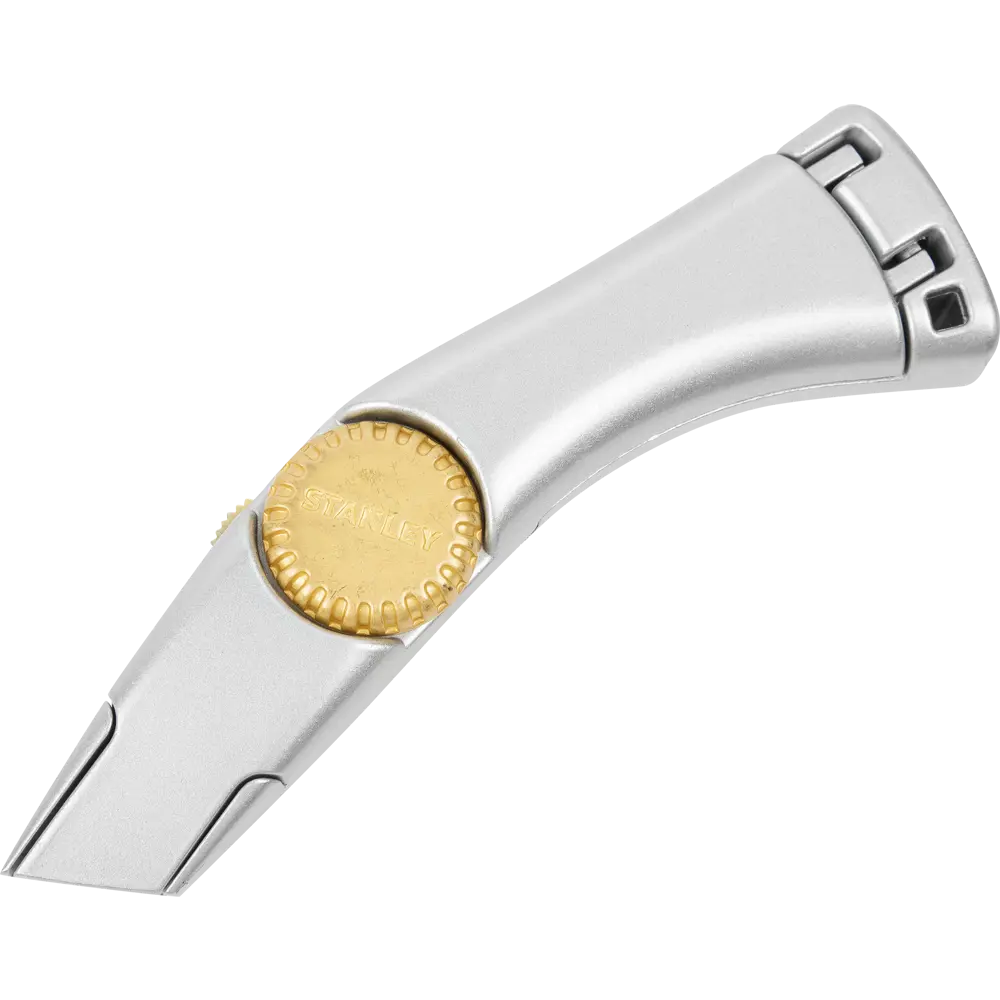 Нож строительный с выдвижным лезвием Stanley 19 мм, алюминиевая рукоятка STLM-2194414