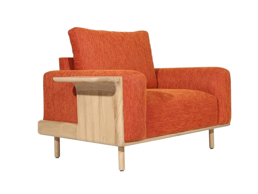 Тканевое кресло с подлокотниками и журнальным столиком Alankaram Gilid ARCH-00095387