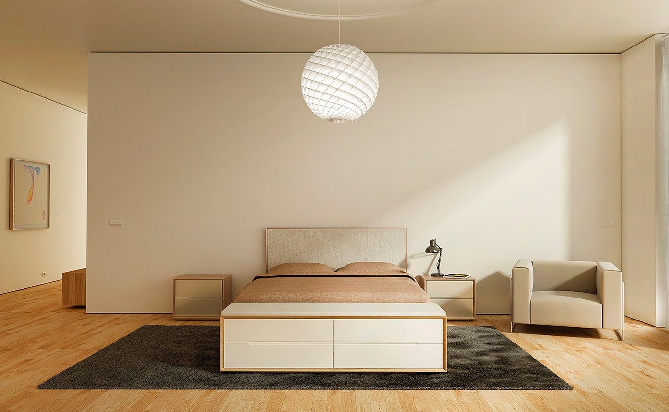 Деревянная двуспальная кровать WUDA ARCH-00059132 - Вид №5