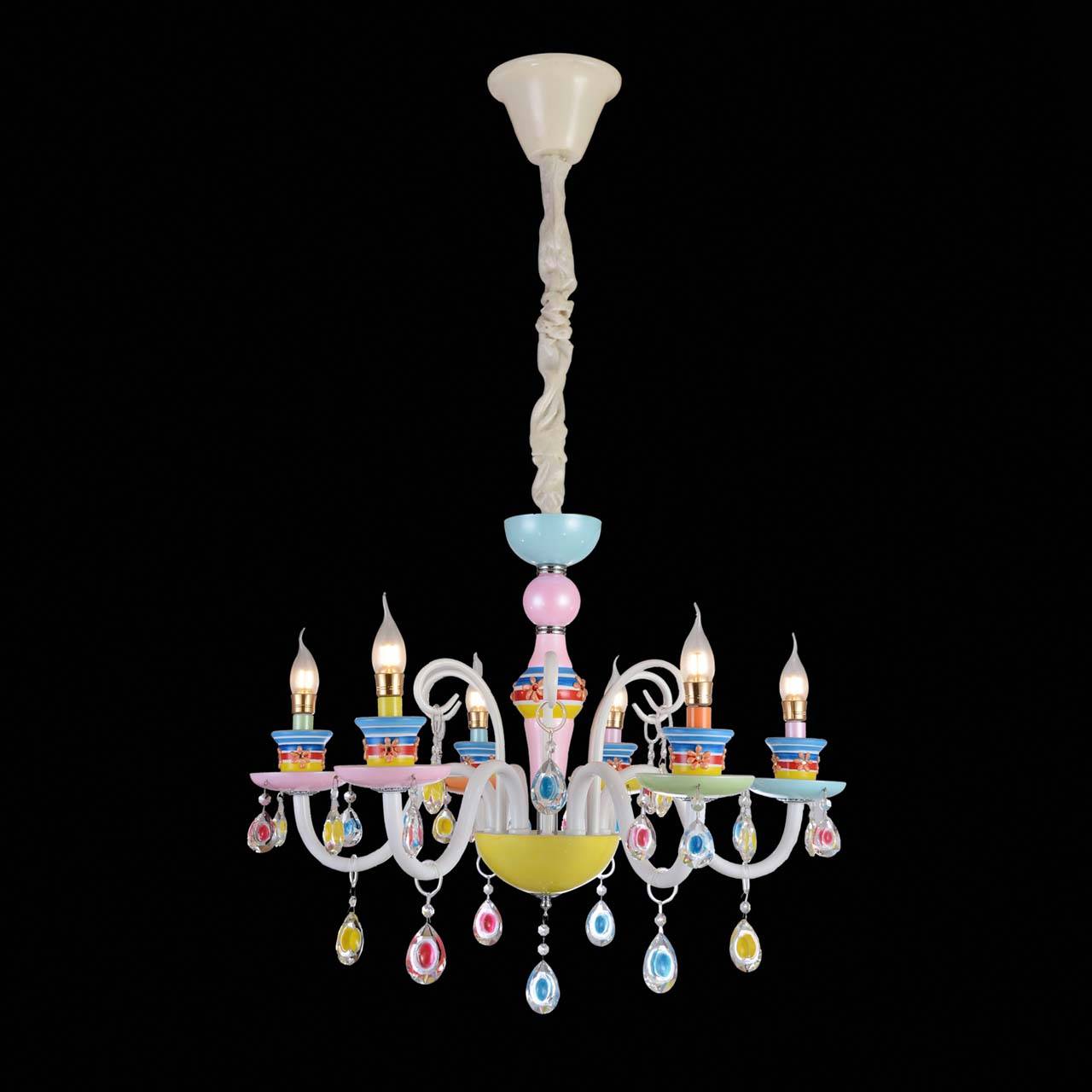 Подвесная люстра ST Luce SL673.783.06 ST LUCE ДИЗАЙНЕРСКИЕ, ORNATO 057956 Разноцветный  - Вид №2