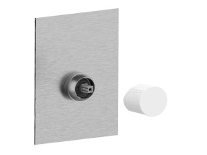 Однорычажный смеситель для душа из нержавеющей стали с пластиной