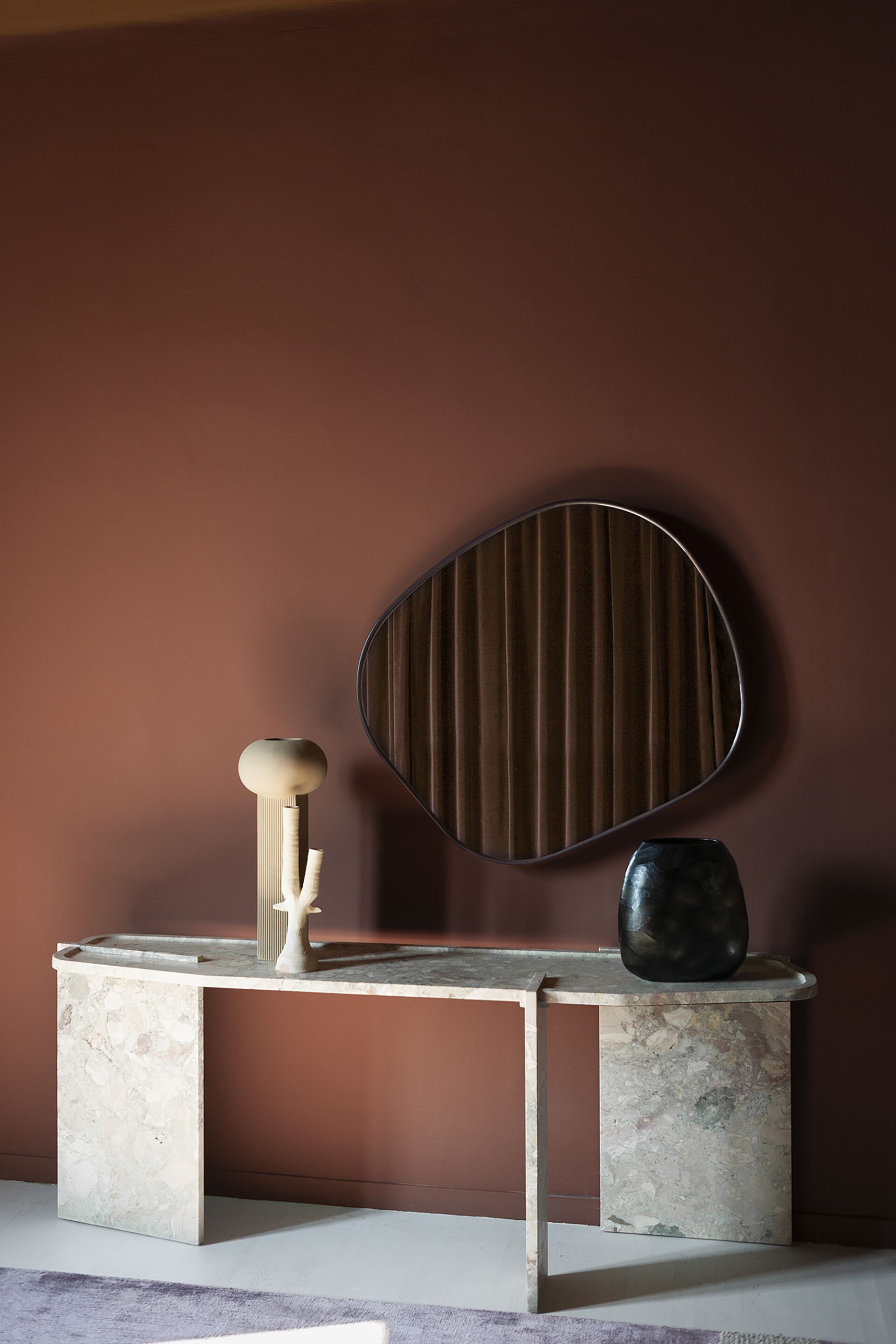 Зеркало в кожаной оправе Baxter FLUID ARCH-00152966 - Вид №4