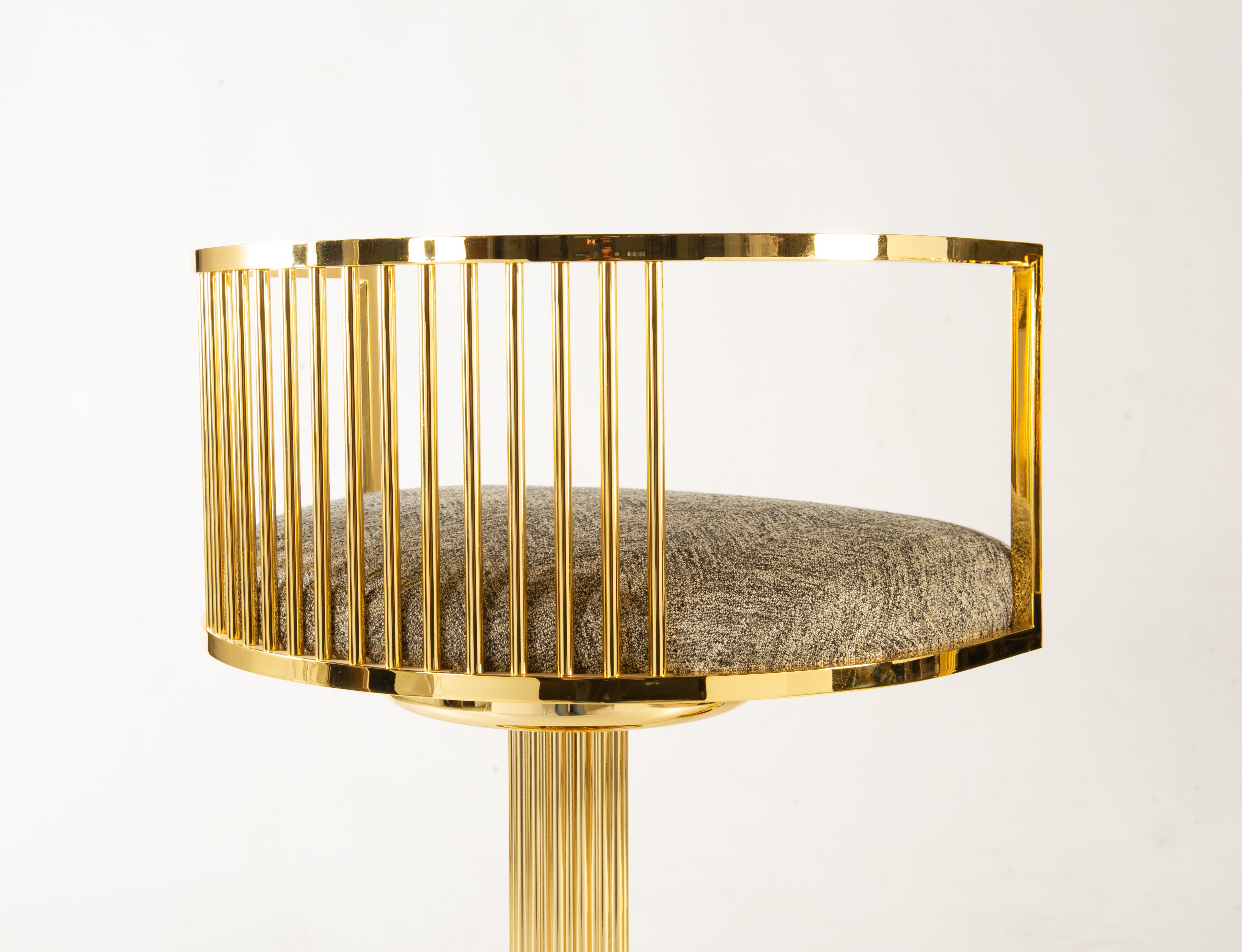 Высокий стул с мягким сиденьем Galbiati Exclusive Interiors ARCH-00102563 - Вид №3