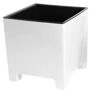 Кашпо Evergreen Design Нард 17x19x19 см v5.5 л пластик белый