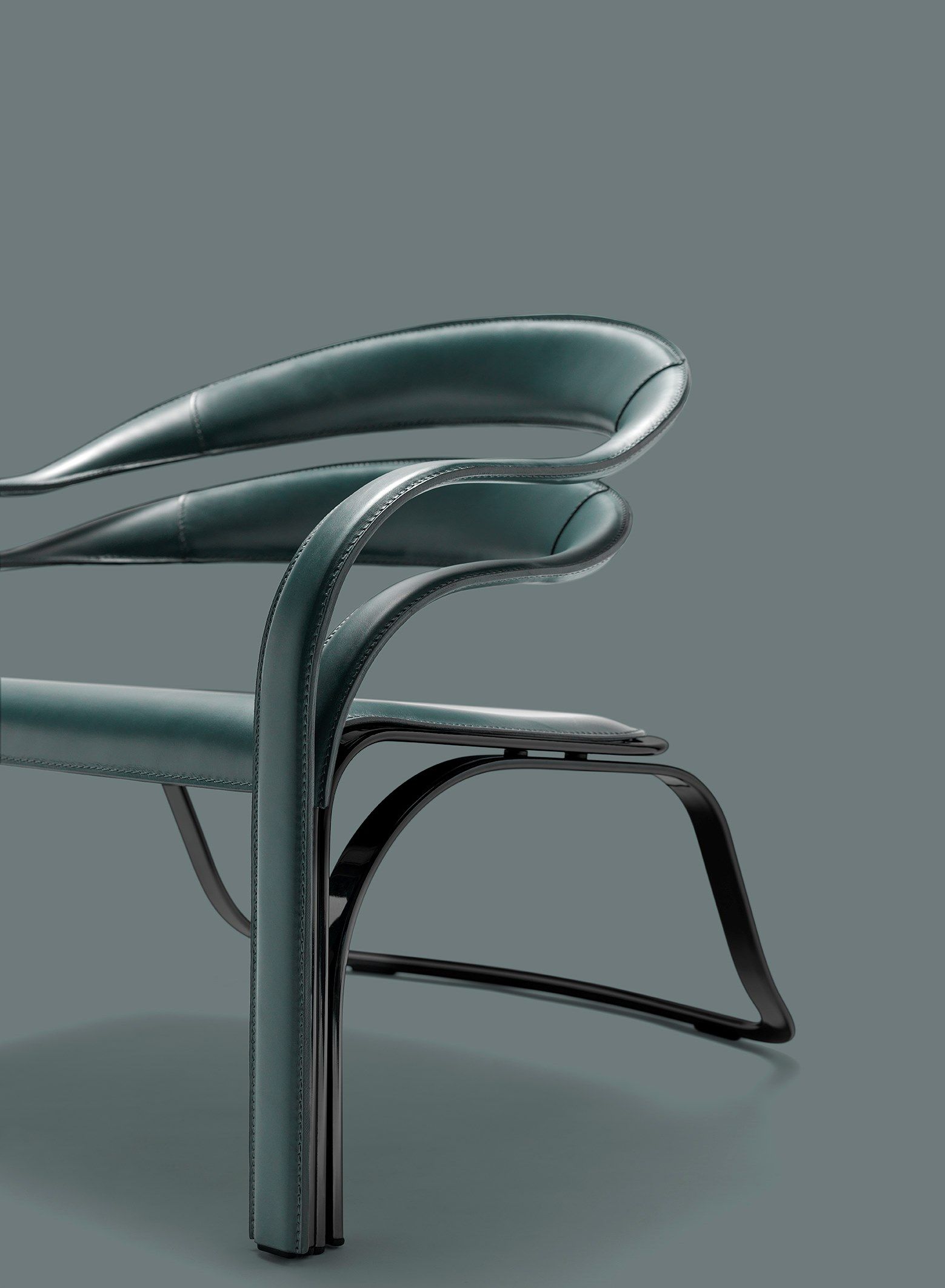 Кожаное кресло с подлокотниками Fasem Fettuccini ARCH-00139312 - Вид №2