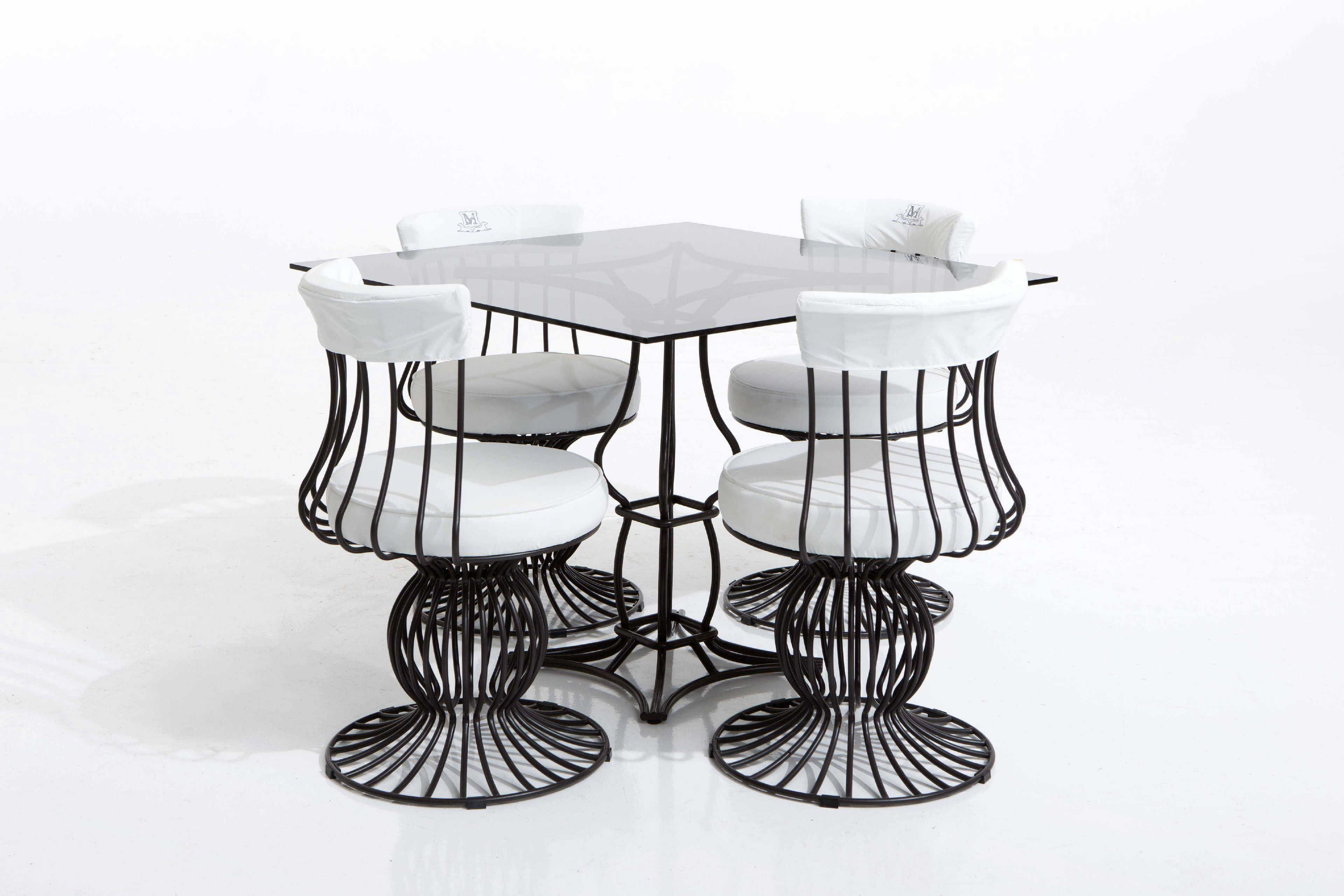 Железный квадратный садовый стол Samuele Mazza Outdoor Sirio ARCH-00126167 - Вид №2