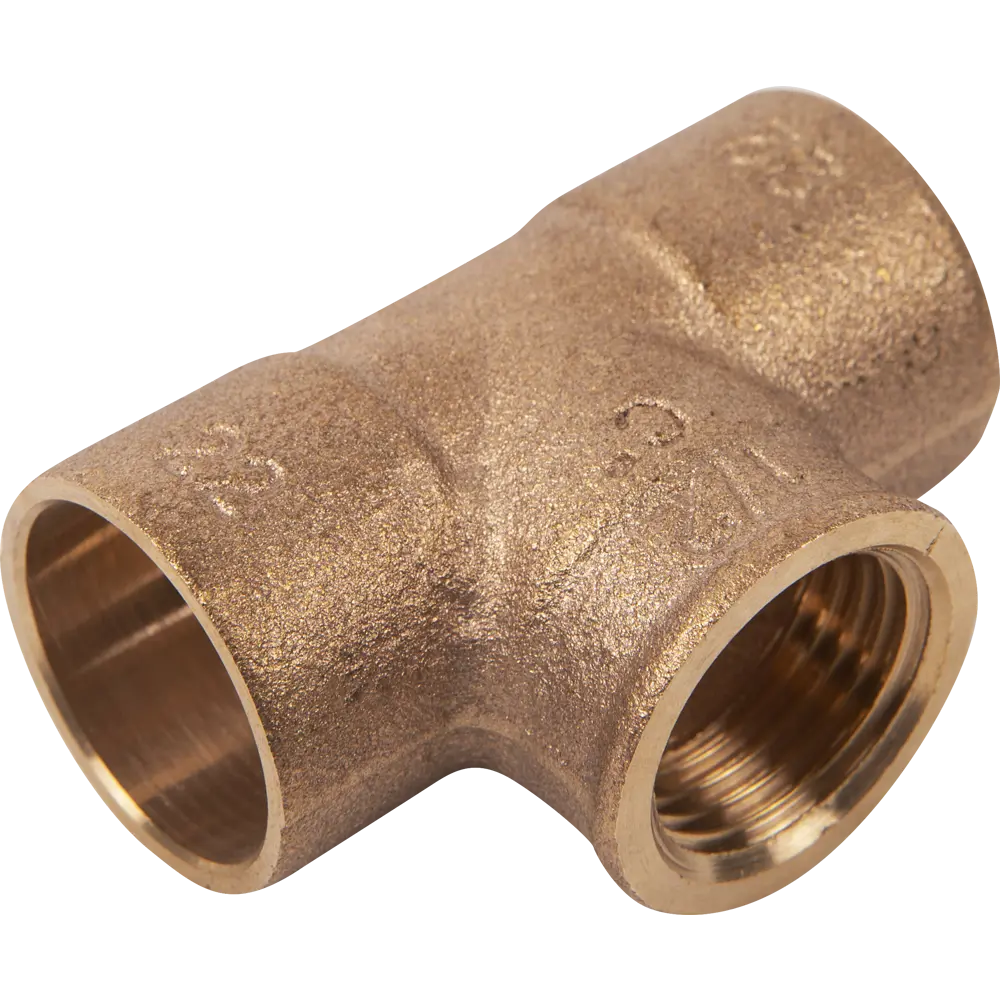 Тройник Viega 22х1/2"х22 мм внутренняя резьба, медь 101978 STLM-2181911