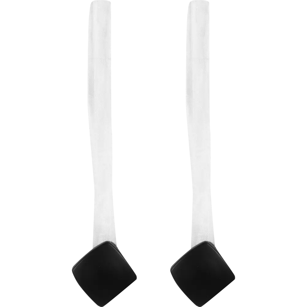 Клипса Квадро цвет чёрный матовый 2 шт ТОРГОВЫЙ ДОМ ТЕКСТИЛЬ STLM-2153257