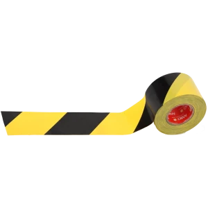 Лента маркировочная 0.48x25 м цвет жёлто-чёрный