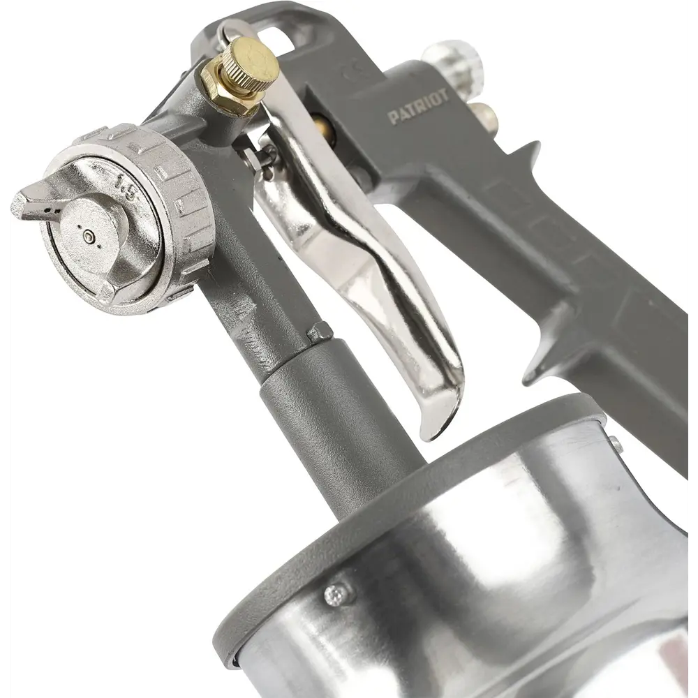 Краскораспылитель пневматический Patriot LV 162B LVLP нижний стальной бак 200 л/мин 1 л STLM-2019164 - Вид №3