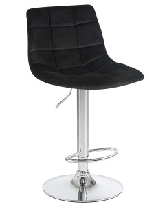 92707661 Барный стул Tailor LM 47х92х49см велюр цвет черный STLM-0536275 DOBRIN