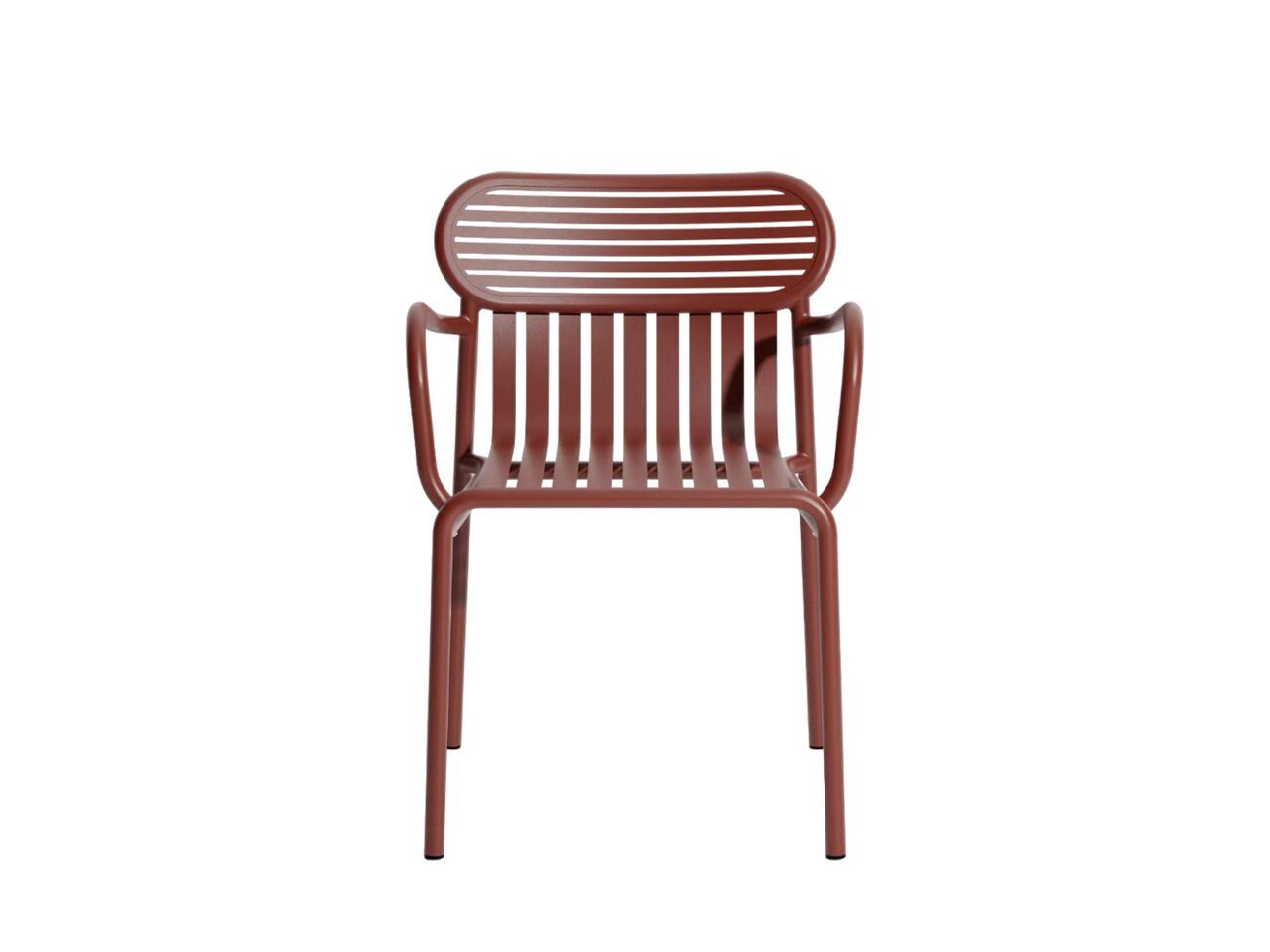 Алюминиевый штабелируемый стул с порошковым покрытием с подлокотниками Petite Friture выходные ARCH-00096326 - Вид №36