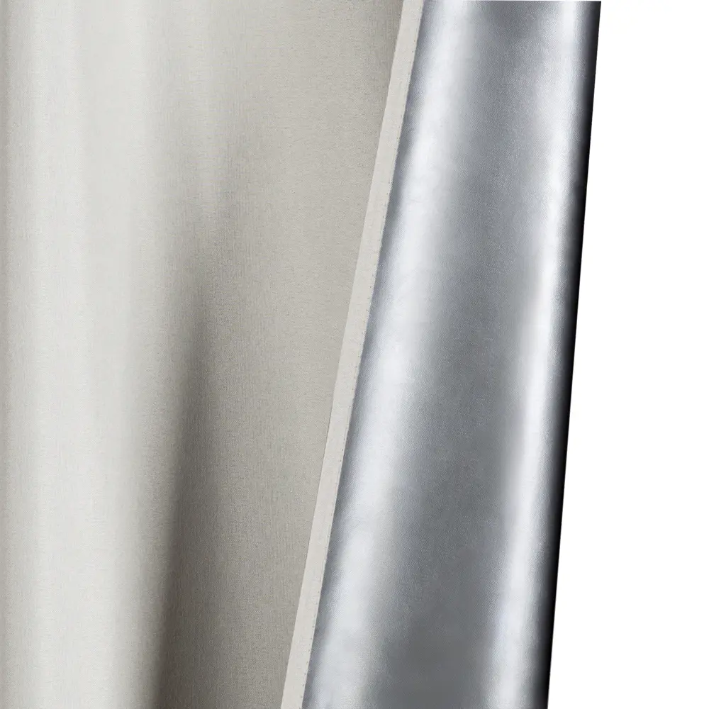 Шторы Miamoza Dark блэкаут светло-бежевые 150x250 см с лентой 89420198 STLM-1568974 - Вид №4
