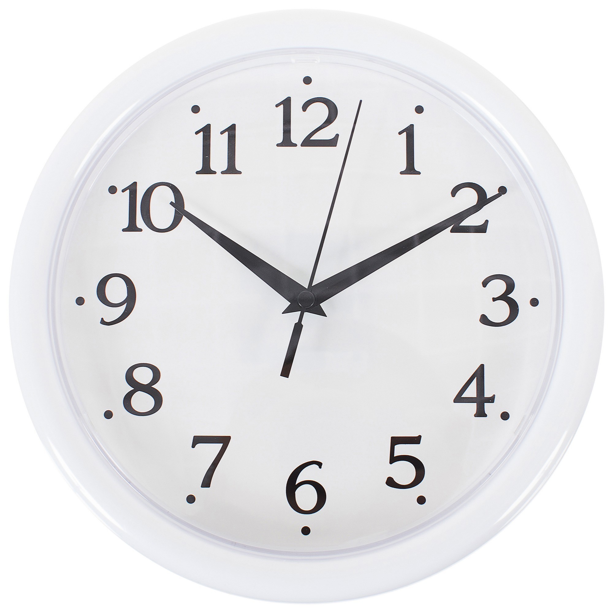 18818732 Часы настенные разборные с возможностью декорирования диаметр 24.5 см цвет белый STLM-0012993 TROYKATIME