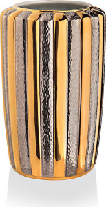 10593255 L’Objet Ваза 10x17см "Золотой вояж" (позолота, платиновое покрытие) Фарфор