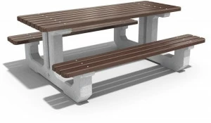 ENCHO ENCHEV - ETE Стол для пикника из бетона и дерева  219