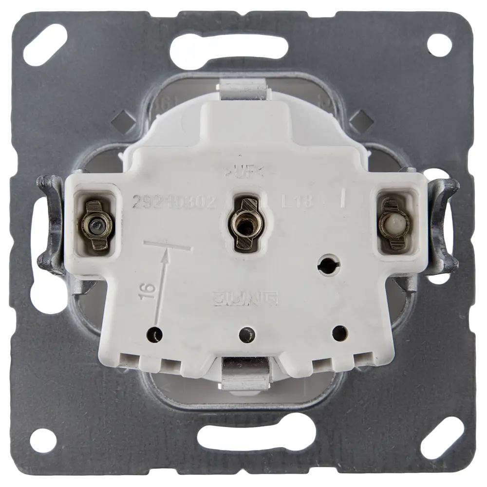 Розетка Jung EcoProfi с заземлением цвет белый STLM-2180283 - Вид №1