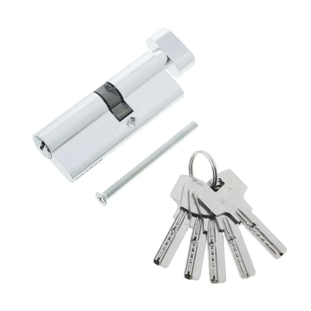 Цилиндр Standers ключ/вертушка 35х45 хром, TT-CANB3545CR STLM-2070984 - Вид №1