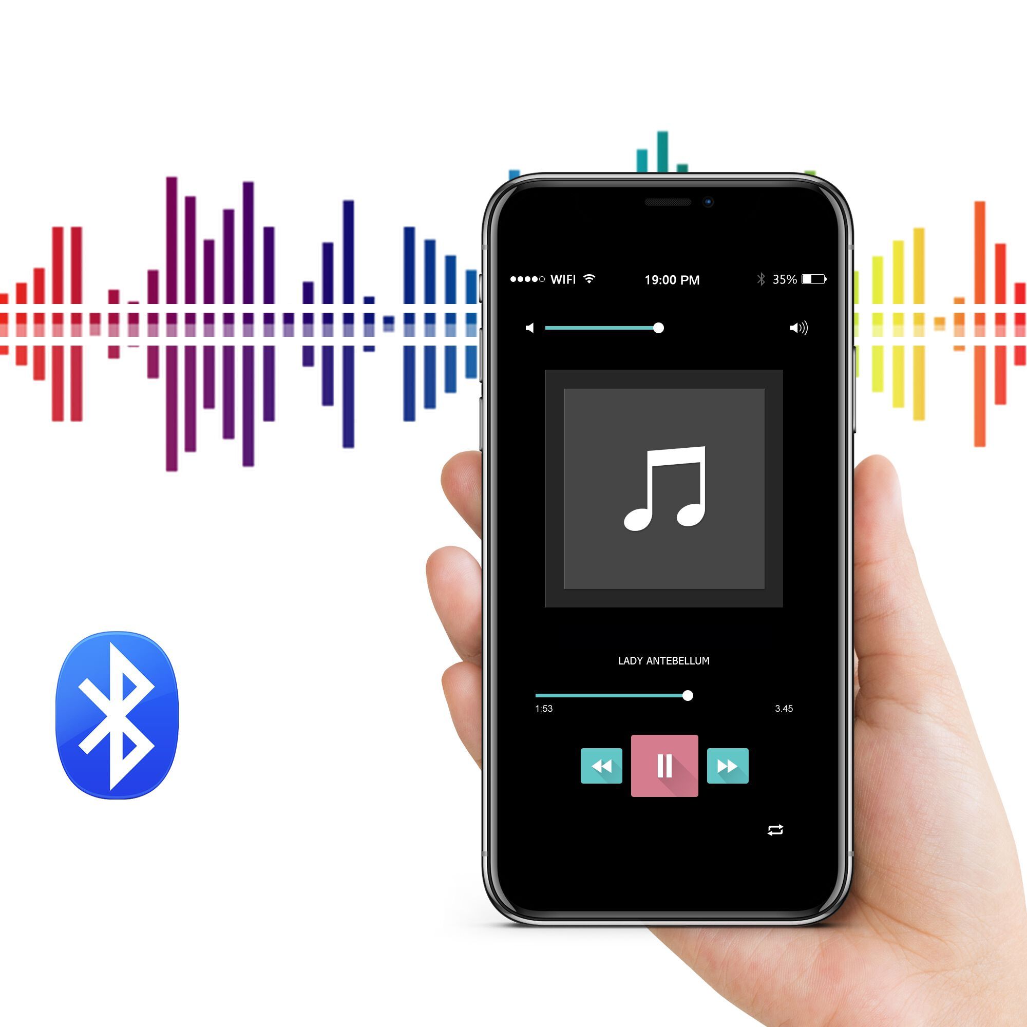 Термостатический набор для душа со светодиодной насадкой для душа Fontana Showers SAINTE-MARIE ARCH-00112139 - Вид №2