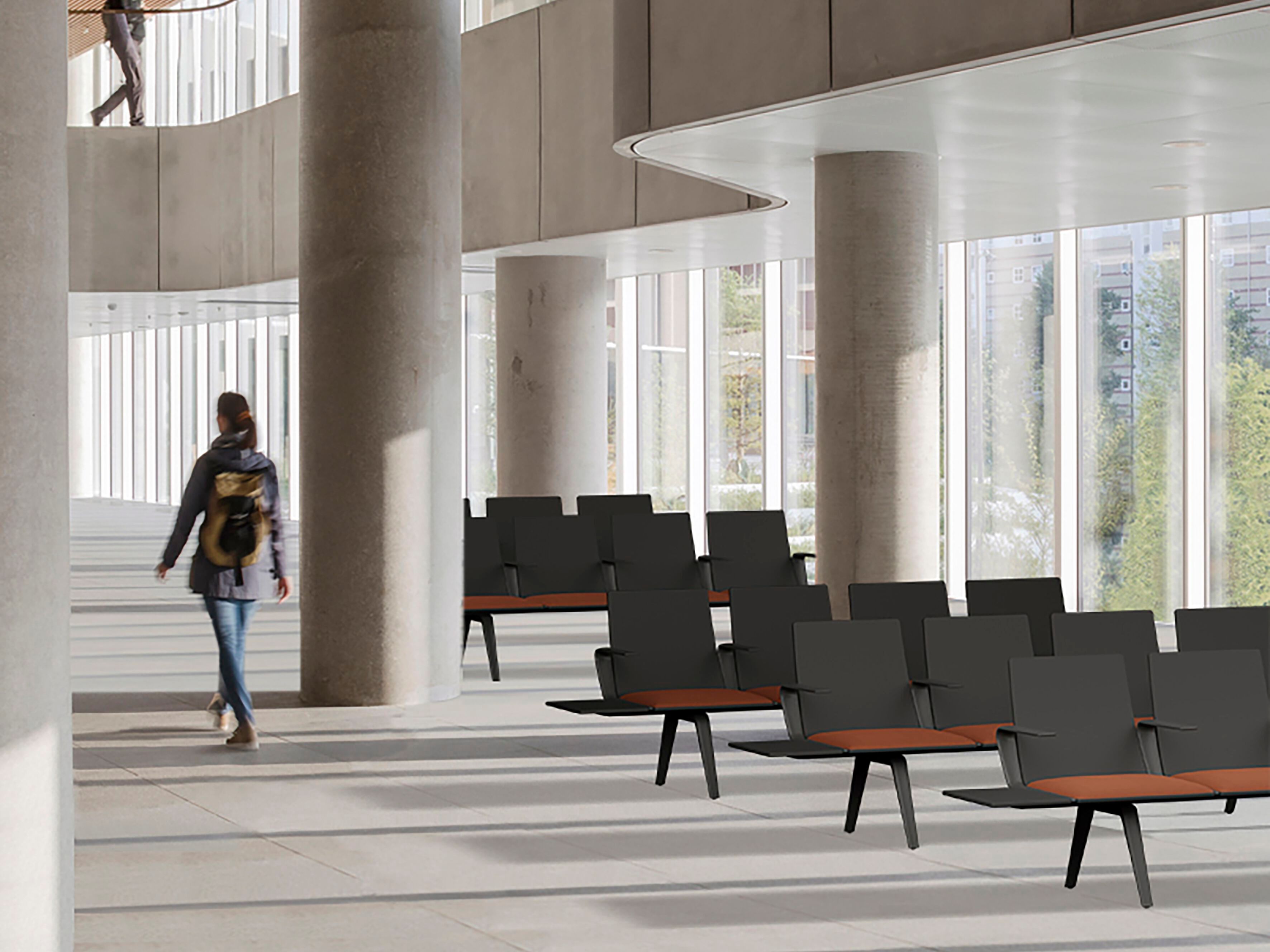 Стул для зала ожидания 4 места Arper Pausit ARCH-00070808 - Вид №4