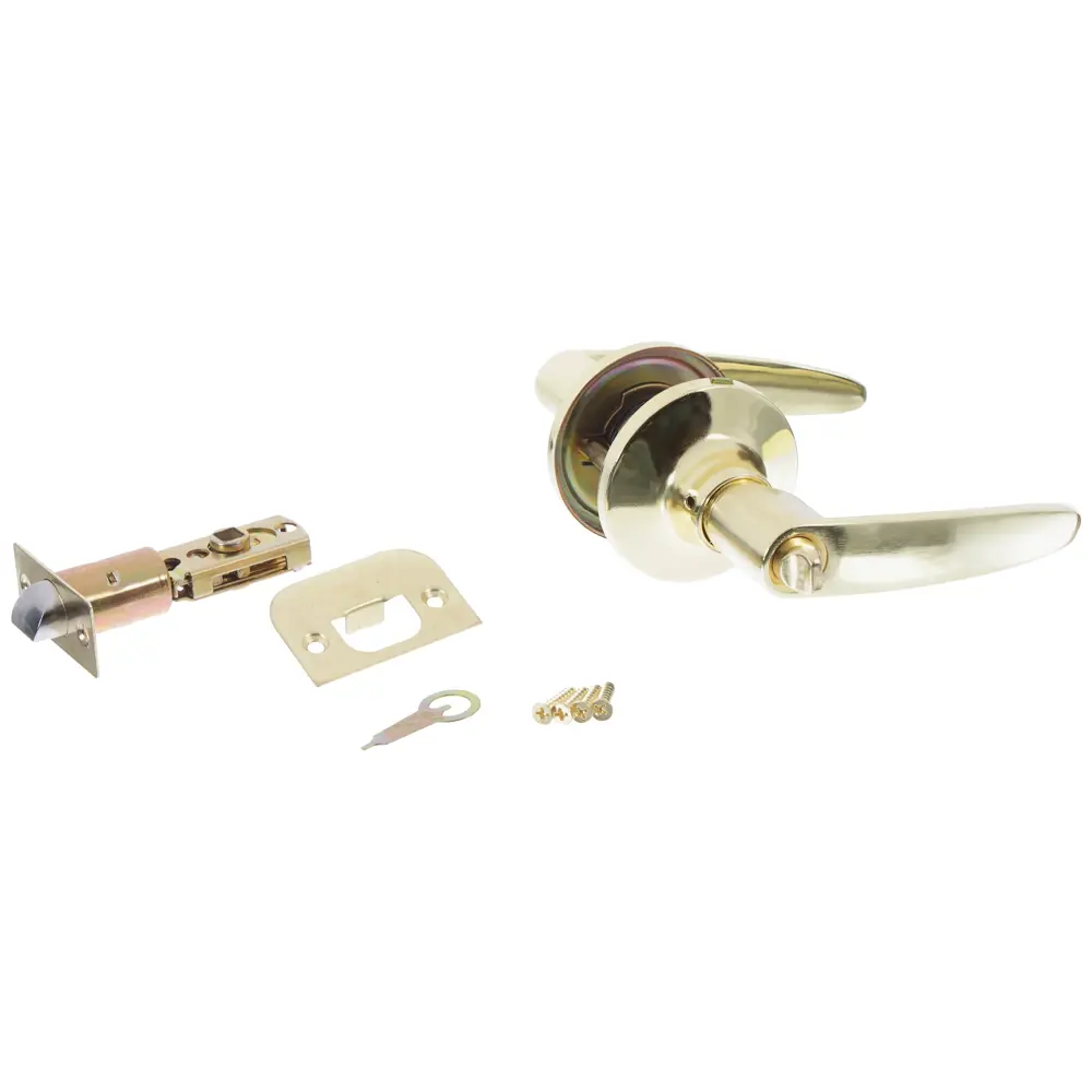 Ручка-защёлка Фабрика замков FZ 3501E BK, цвет глянцевое золото STLM-2031789 - Вид №1