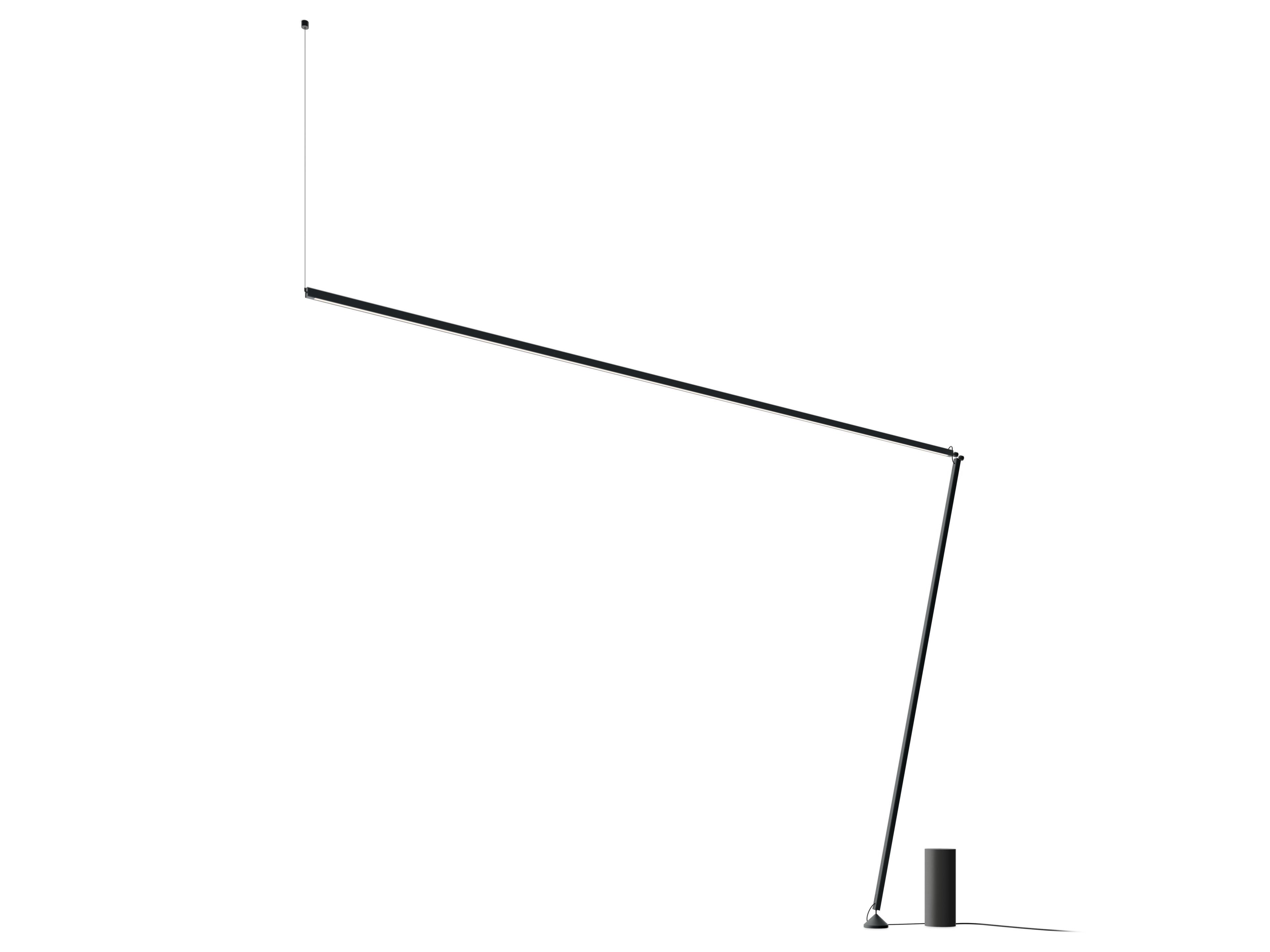 Регулируемая алюминиевая светодиодная напольная лампа Vibia Sticks Solo ARCH-00052249 - Вид №1