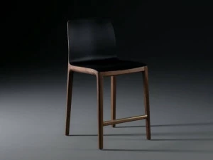 Artisan Барный стул из массива дерева с подставкой для ног Invito Bcinxxyy